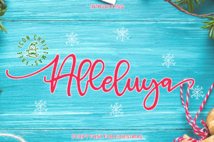Alleluya Font: A Bold Script for Social Campaigns