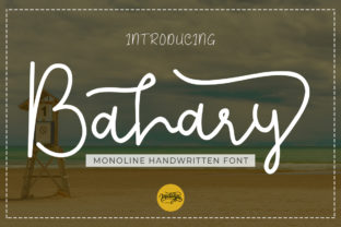 Bahary: A Handwritten Font for Unique Branding