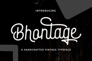 Bhontage: A Versatile Handwritten Font for Modern Brands