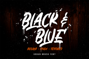 Black Blue Typeface: An Editorial Review