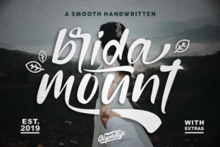 Bridamount: A Handwritten Font for Modern Brands
