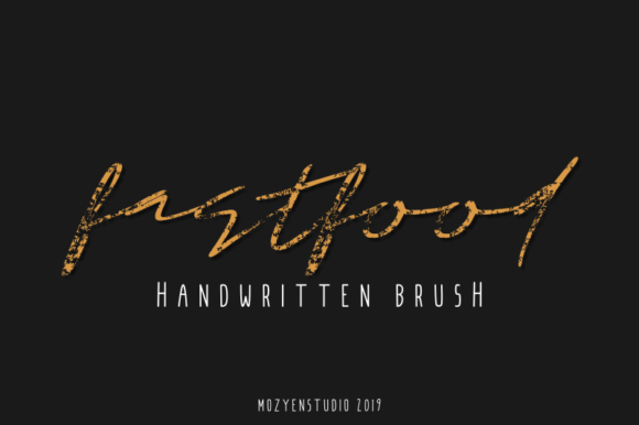 Fastfood Typeface: Bold Script for Campaigns