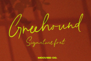 Greehound: The Modern Script Font for Marketers