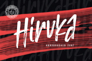 Hiruka: A Bold Handwritten Typeface for Modern Branding