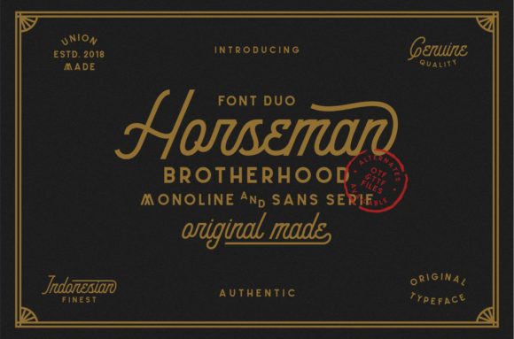 Horseman Font: Elevate Your Brand Identity