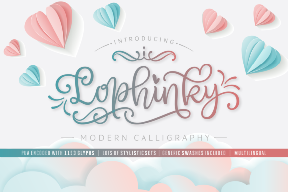 Lophinky: A Playful Script Font for Web Design
