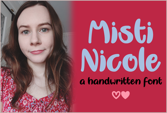 Misti Nicole: A Bold Handlettered Typeface for Branding