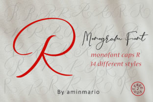 Monogram R Monofont Caps R Typeface