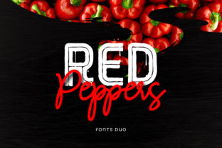 Red Peppers: A Spicy Handwritten Font for Bold Marketing