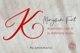 Reviewing Monogram K Monofont Caps K