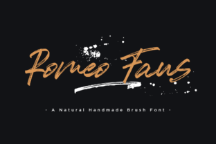 Romeo Fans: A Handwritten Font for Crafters