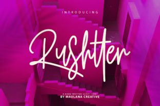 Rushtter: A Handwritten Font for Digital Warmth