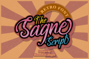 Sagne Font Review: Bold Vintage Script for Branding