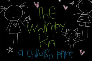 The Whimpy Kid: A Playful Handwritten Font for Web Design