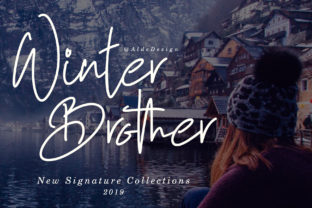 Winter Brother Typeface for Editorial Design